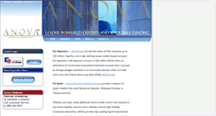 Desktop Screenshot of anovafinancial.com